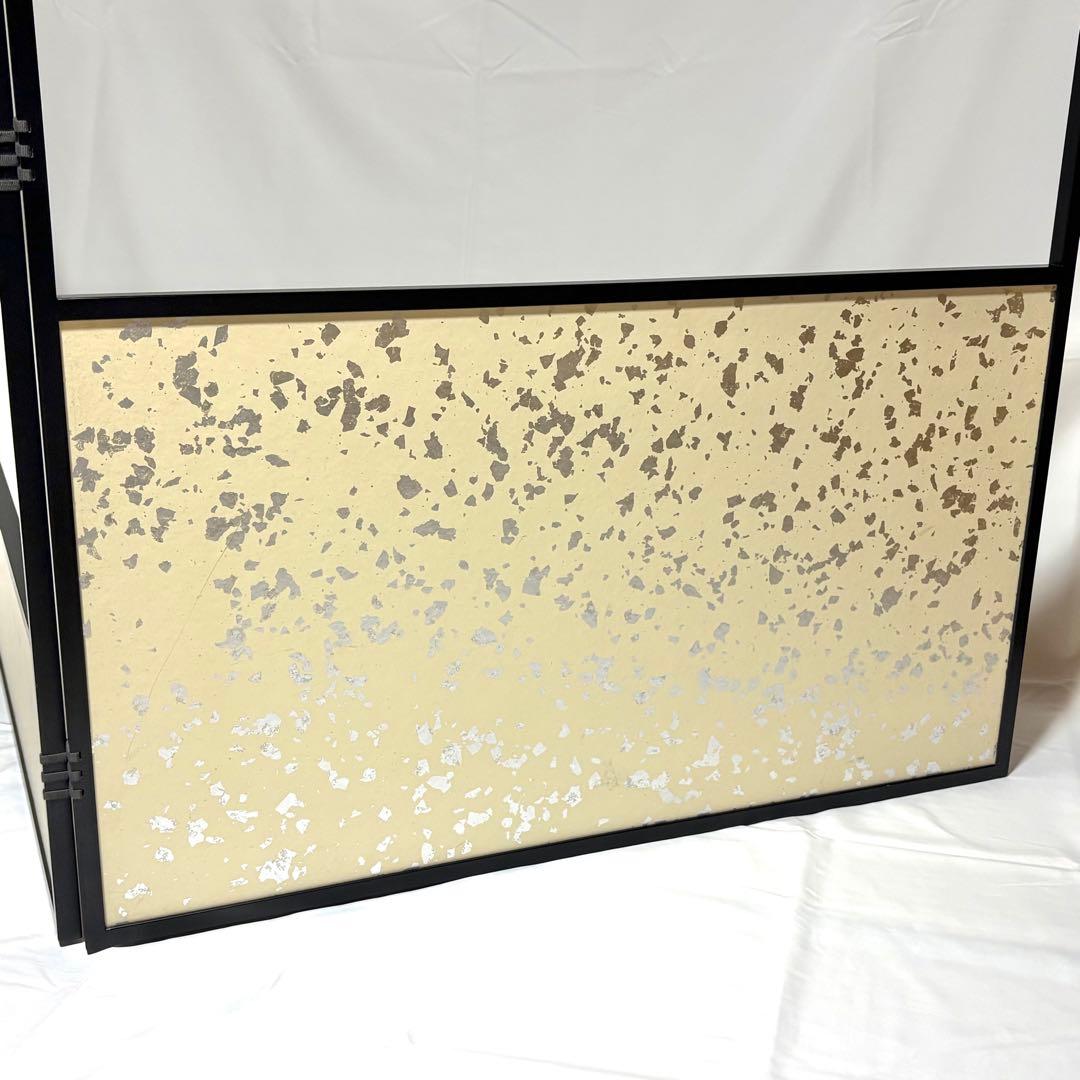 風炉先屏風　『上透かし　漆塗り』　紙箱付き　お茶道具　茶道　工芸品
