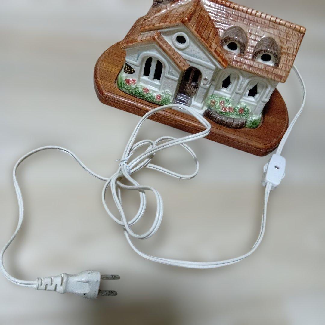 加藤工芸　カトウコウゲイ　電飾オルゴール　陶器ハウス