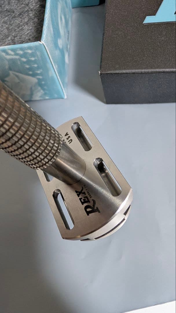 REX ENVOY エンヴォイ 両刃剃刀 オールステンレス