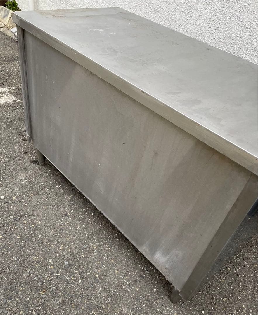 業務用キャビネット作業台 1200×600×800 スライド扉 収納棚 食器棚