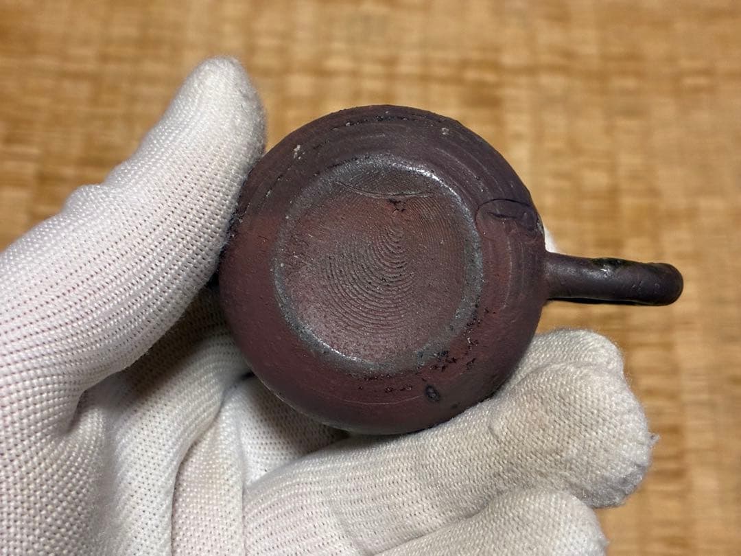 茶道具 陶器 水滴 と 高岡銅器 茄子 水滴 共箱 三点 まとめて