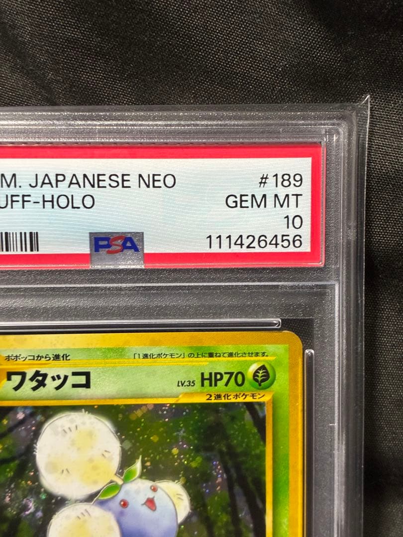 渦巻き 世界340枚 PSA10 ワタッコ 旧裏 2000 189 53