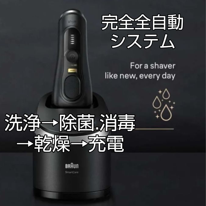 ブラウン最高峰S9 Pro 9419s + 洗浄器 完全防水❗ 新品未使用❣️