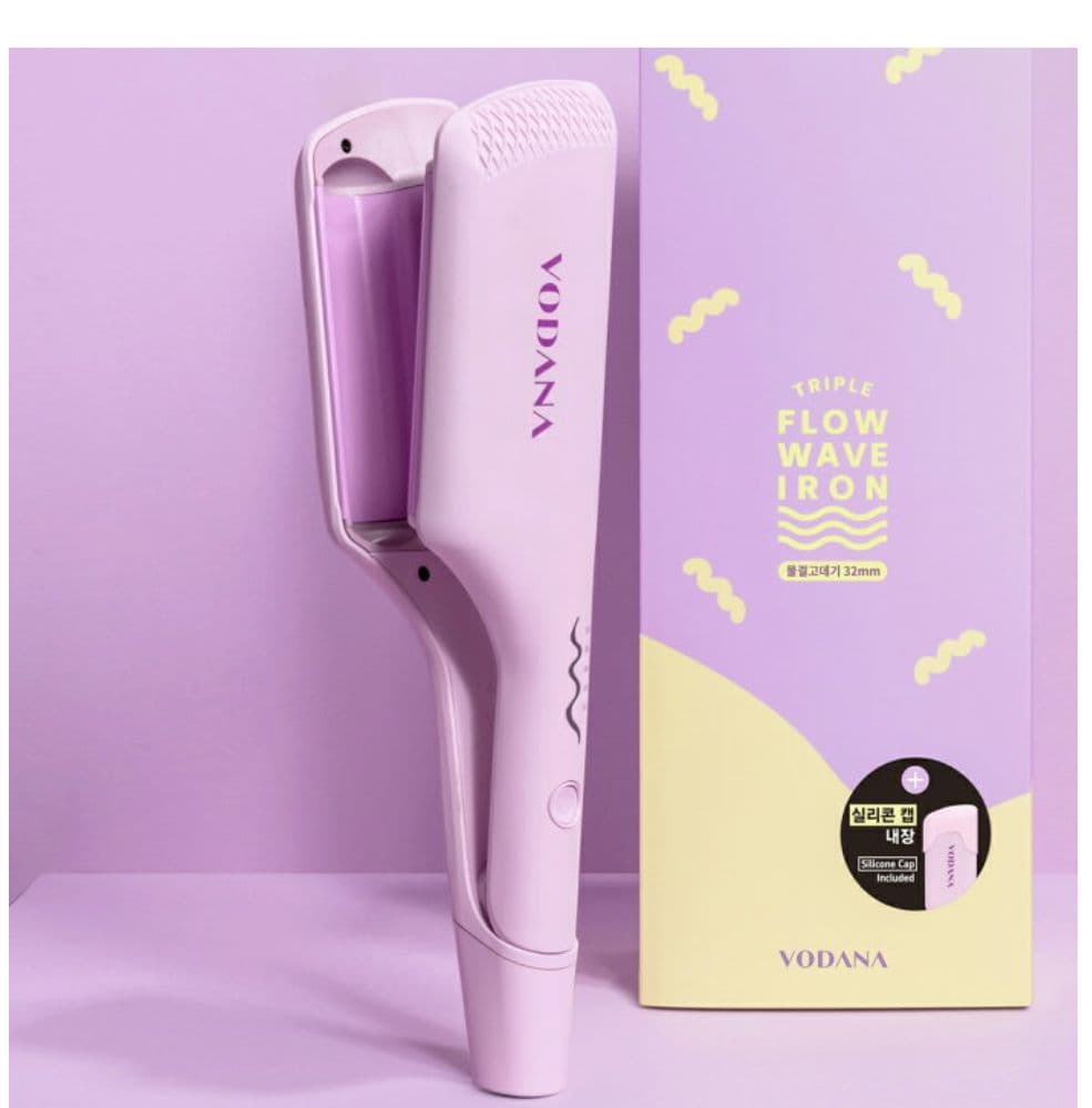VODANA ボダナ ウェーブヘアアイロン 32ミリ バイオレット
