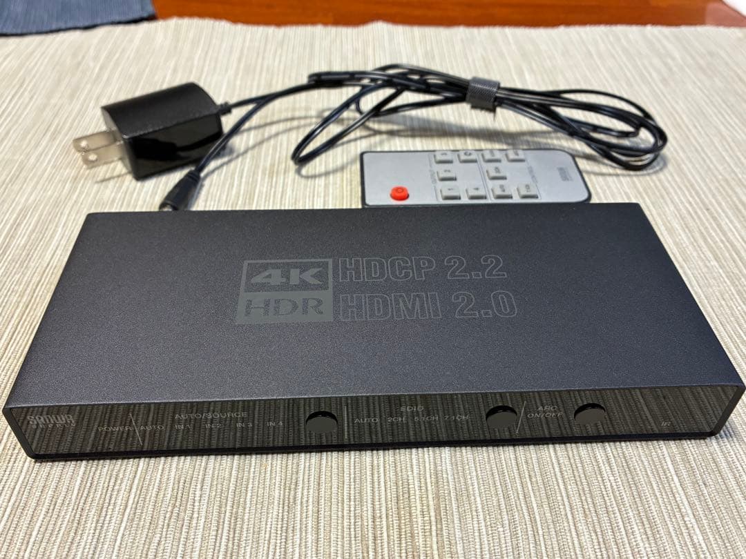 サンワサプライ HDMI分配器 400-SW033 音声分離対応　おまけ付き