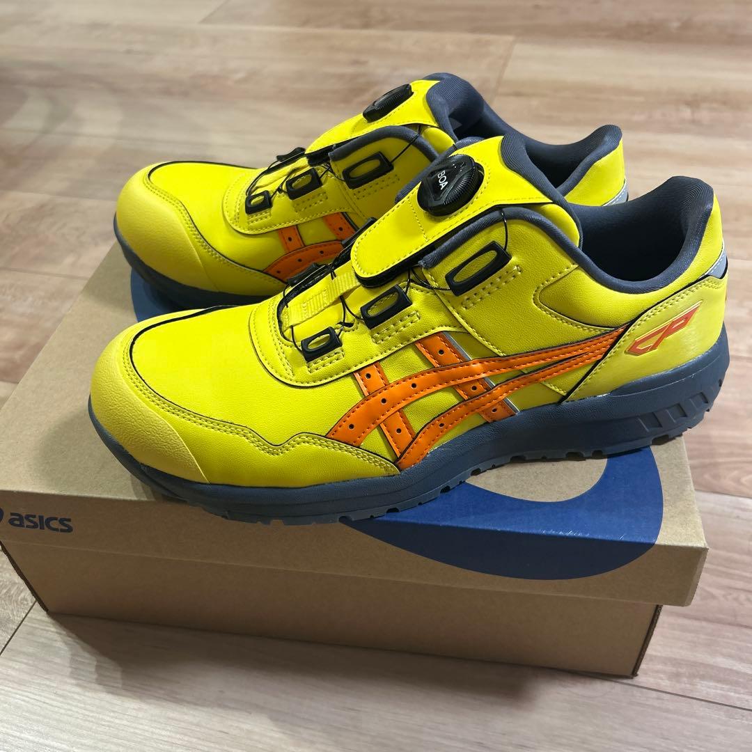 ASICS BOAシステム イエロー安全靴