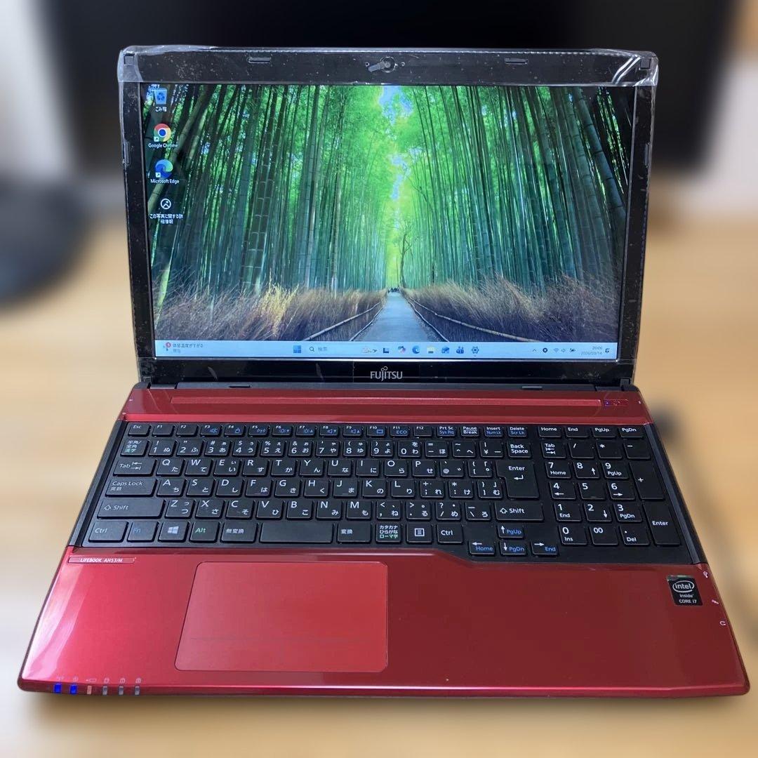 LIFEBOOK AH531/M 赤　corei7
