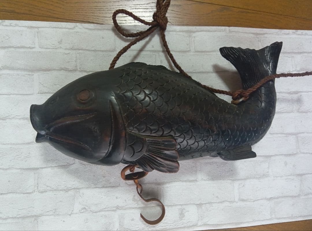 自在鉤 囲炉裏飾り 魚 鯉 骨董 工芸 飾り物
