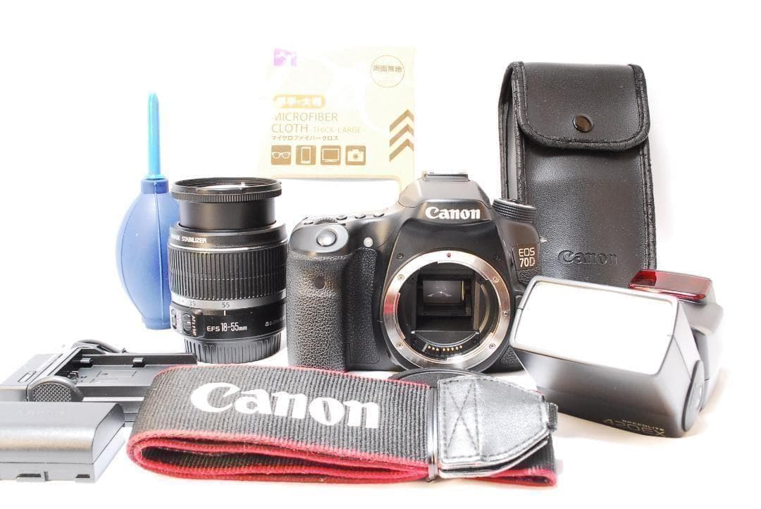 商品撮影やSNSに♪ 物撮り最適セット✨Canon EOS 70D✨ストロボ付き