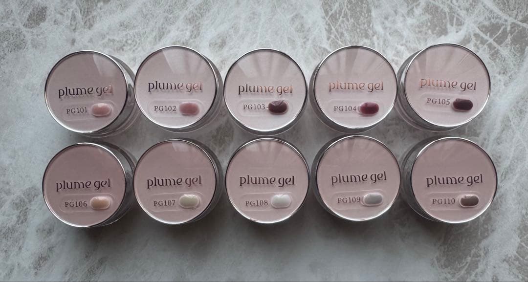 plume gel ジェルネイル 10個セット