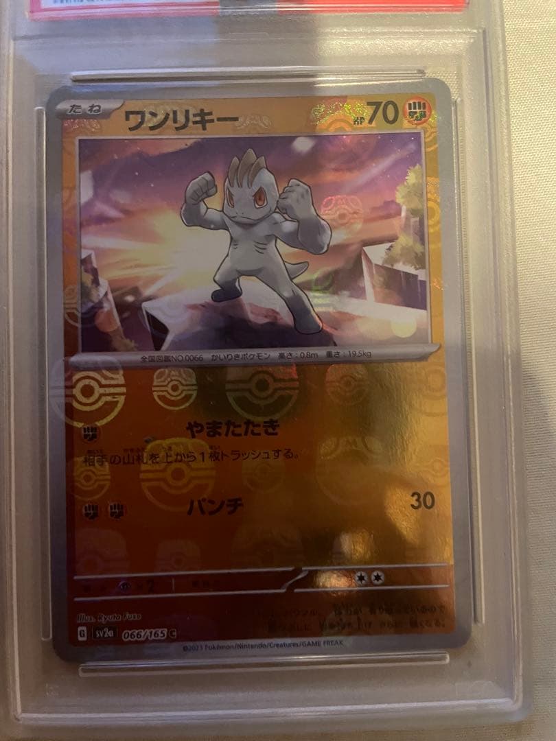 ワンリキー 2023 POKEMON SV2a JP マスターボールリバースホロ