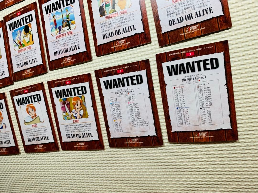 ワンピース　2000年　当時物　ONE PIECE カードダス　BANDAI