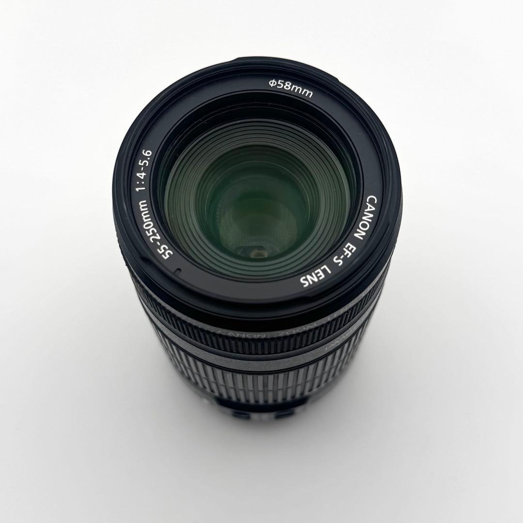 Canon キャノン 標準ズームレンズ EFS55-250mm カメラレンズ