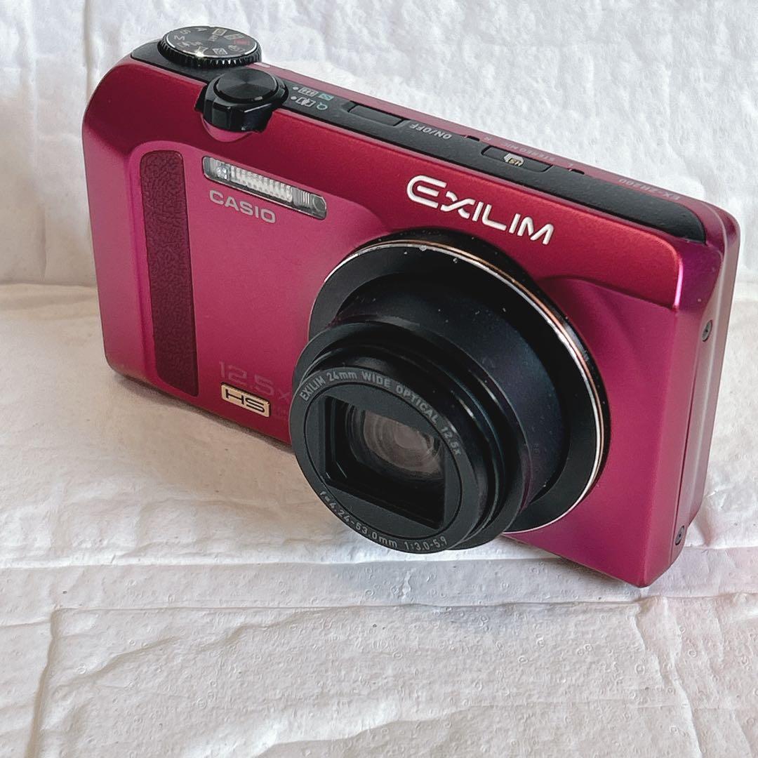 CASIO EX-ZR200 ピンク Y2K レトロデジカメ 00S 充電器