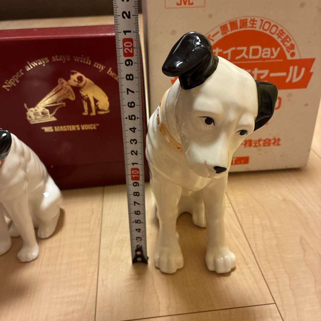 ま*も様 ビクター　犬　置物　ニッパー　セット　Victor