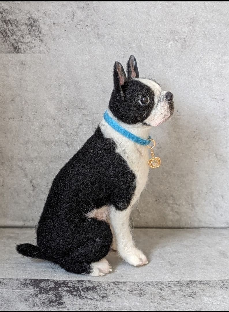 羊毛フェルト 犬 オーダー ペットロス 愛犬 そっくり Мサイズ