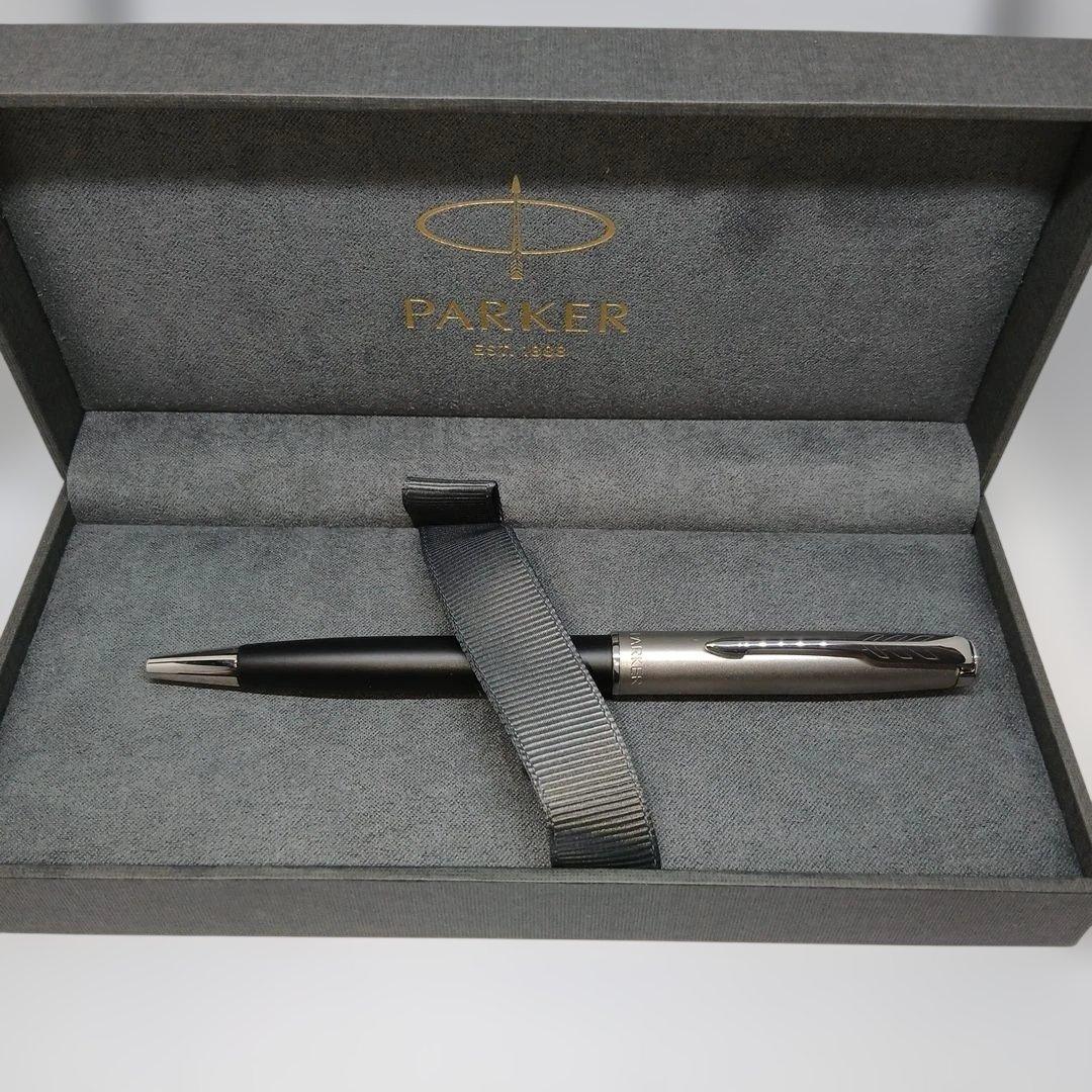 PARKER ソネット　ブラック&サンドブラストCT ボールペン