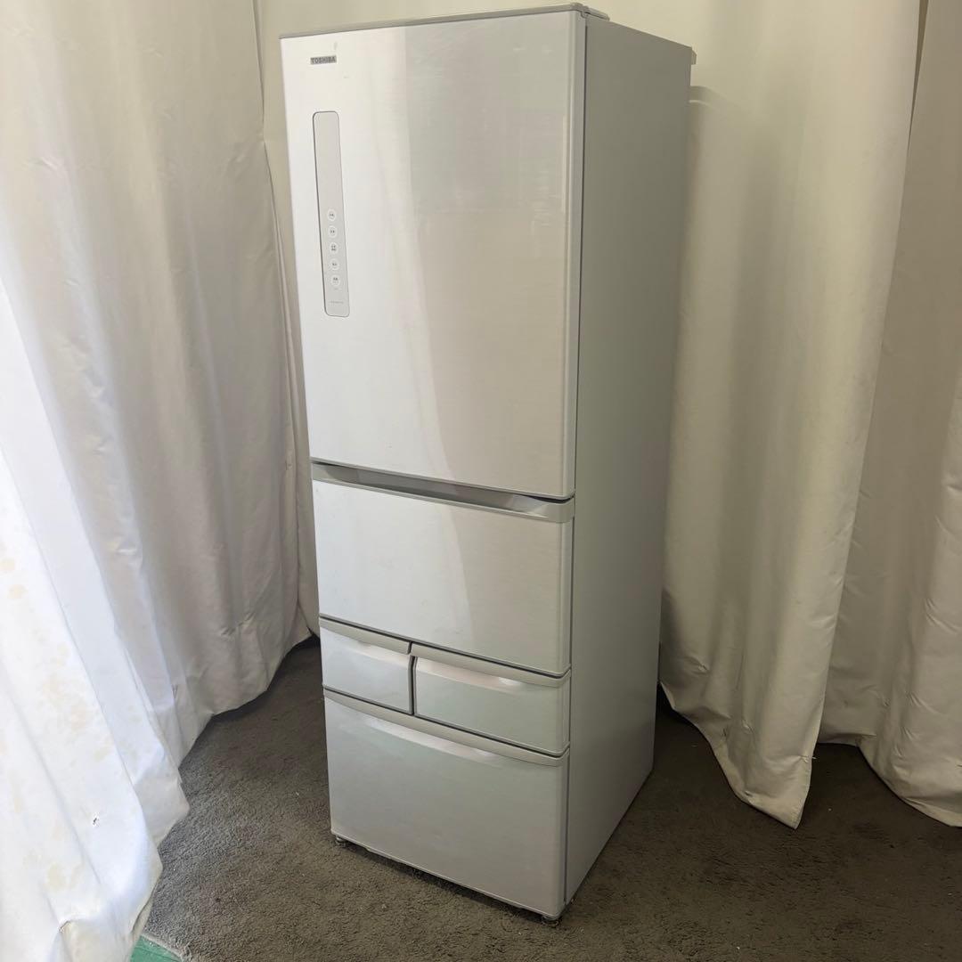 232⭕️冷蔵庫　安い　東芝　大型　400ℓ-500ℓ　設置無料　右開き　自動製氷