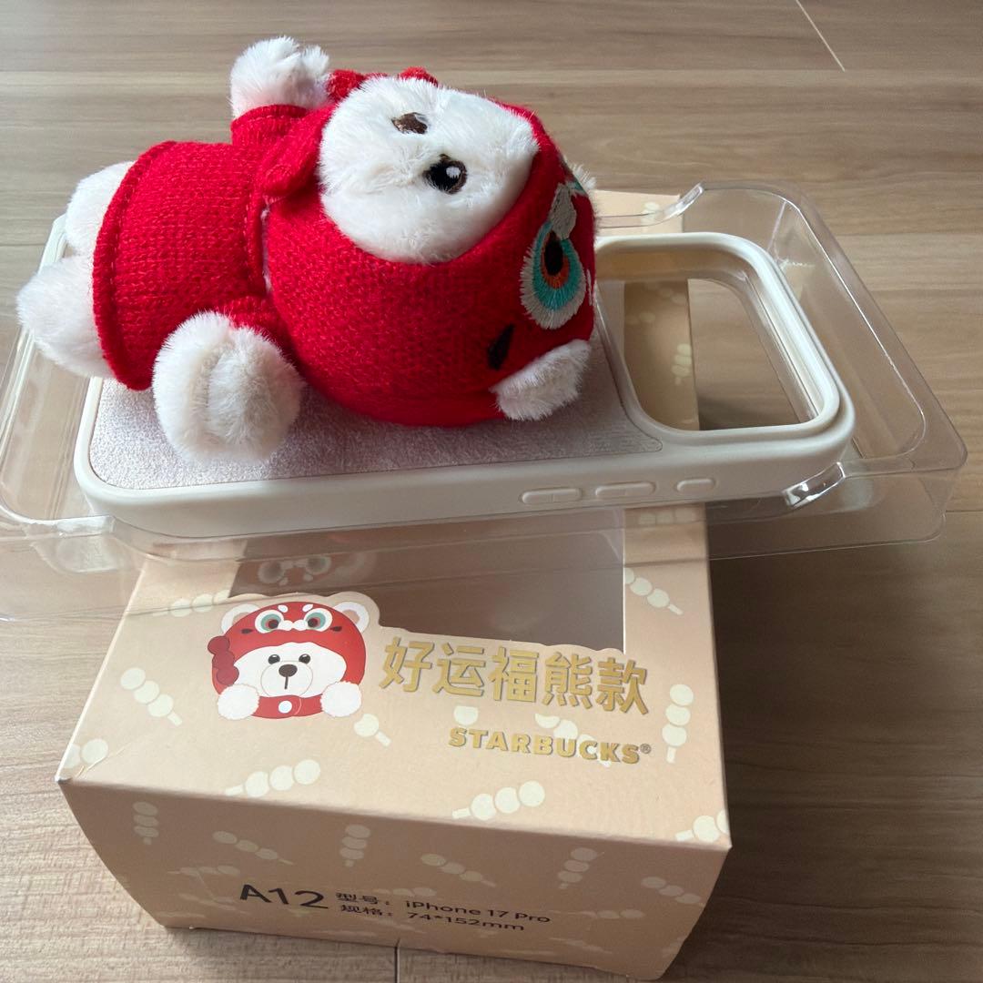 スターバックス　中国限定　新年　iPhoneケース　非売品　ベアリスタ