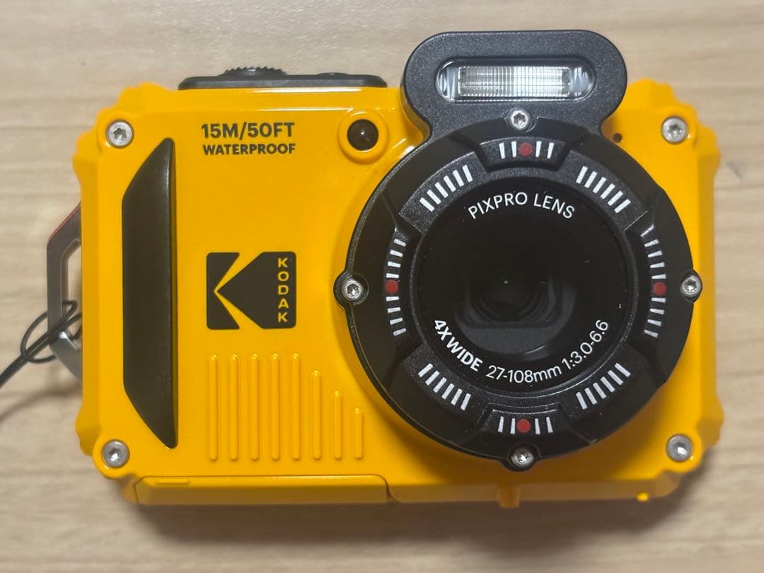 【稼働品】KODAK PIXPRO 防水デジカメ イエロー 極美品