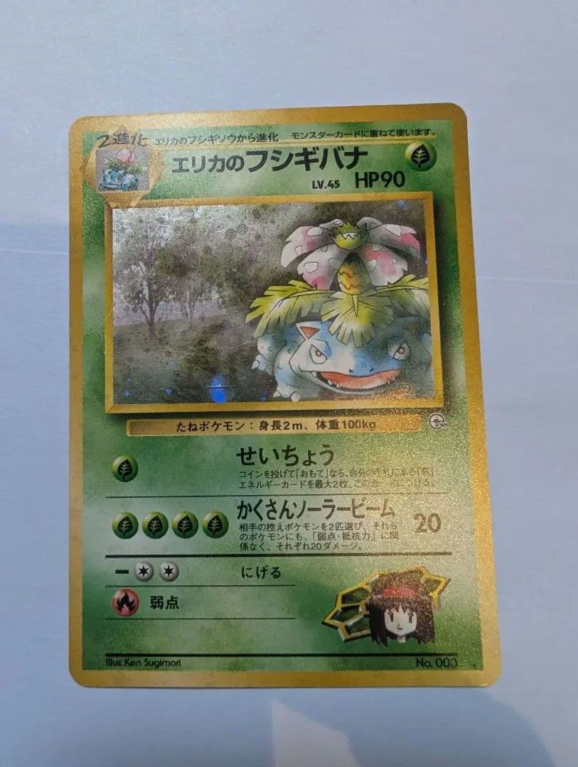 旧ポケモンカード　エリカとエリカのフシギバナ