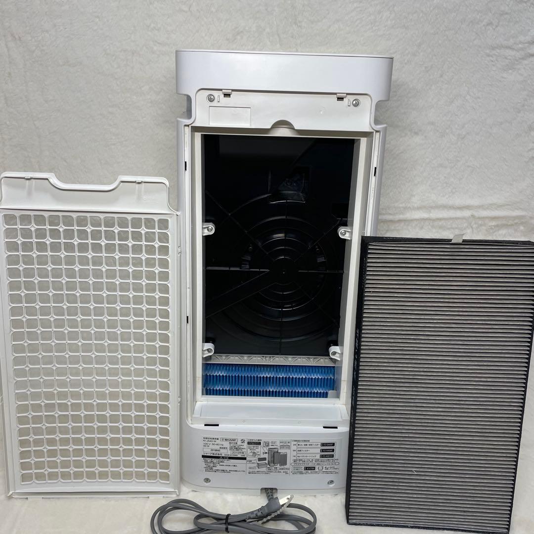 【美品】シャープ　加湿空気清浄機　KI-JS40-W プラズマクラスター