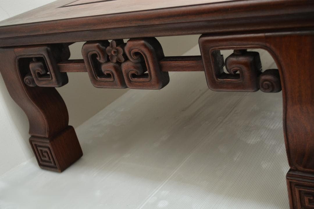 紫檀　座卓　アンティーク家具