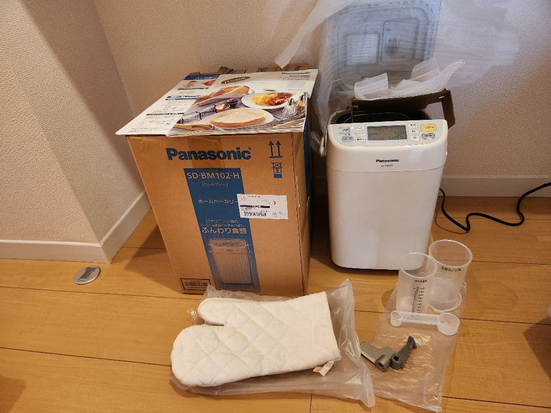 かかみみゆゆ　Panasonic SD-BM102-H ホームベーカリー