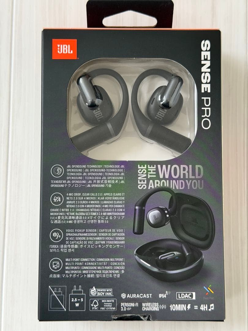 イヤホン JBL SENSE PRO BLACK
