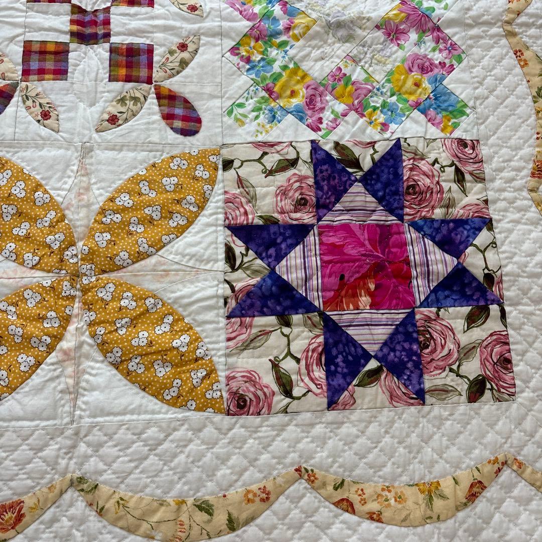 タペストリー　ハンドメイド　壁掛け　パッチワーク