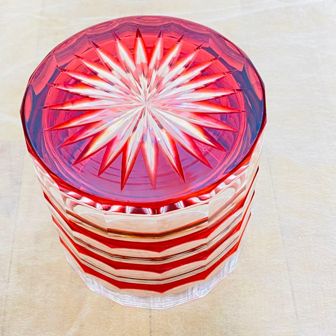 美品✨ 大友精三作 ヴィンテージガラス水指 江戸切子 茶道具