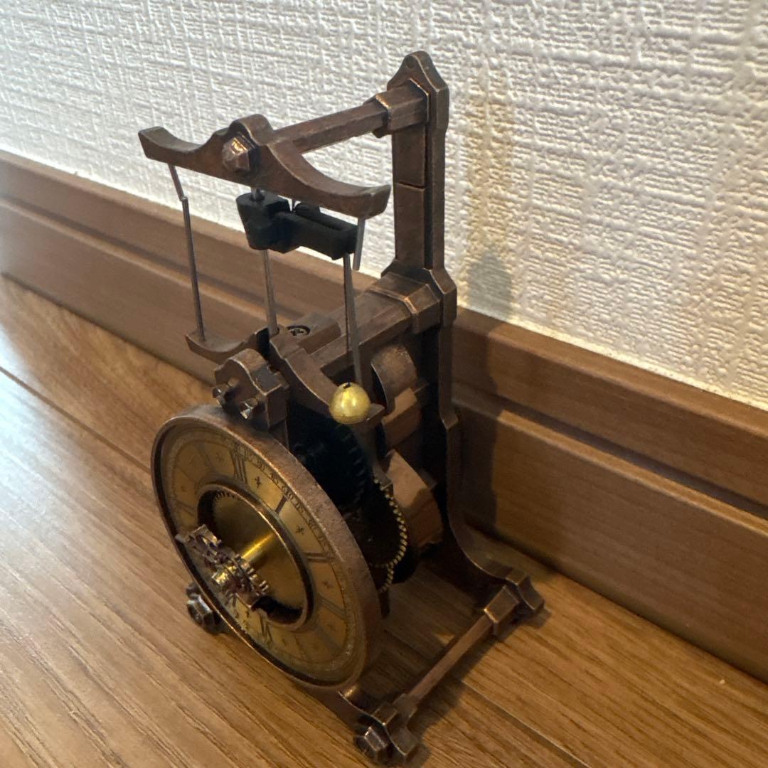 guild clock アンティーク からくり時計 ゼンマイ式 レトロ