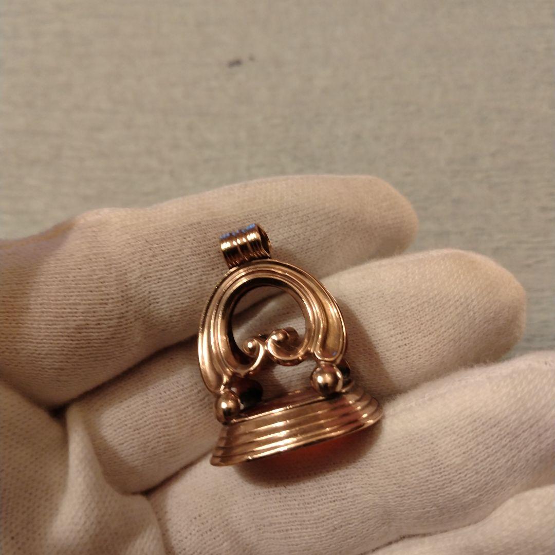 セール（1日まで）９金 フォブシール　イギリス　彫刻なし