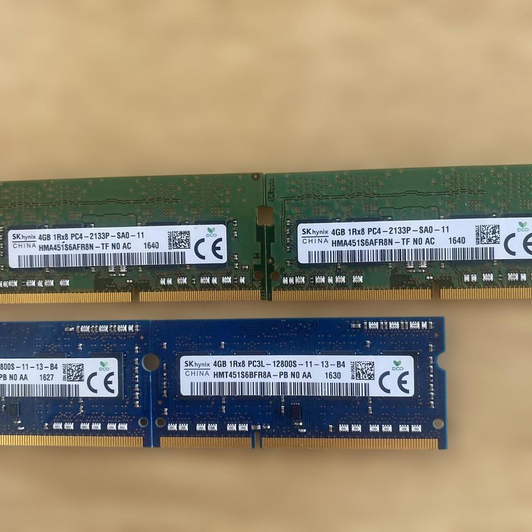 4GB DDR3 メモリ