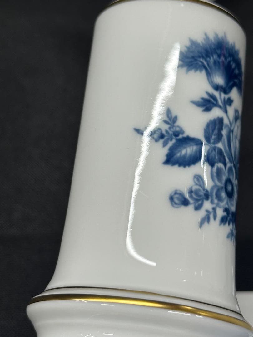 【美品】meissen マイセン　キャンドルホルダー　キャンドル　スタンド