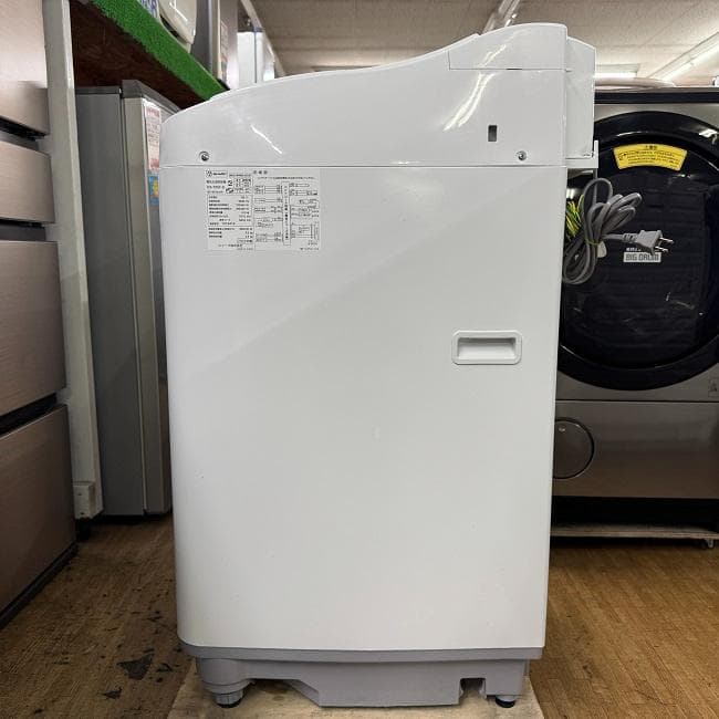 地域限定送料無料　美品【 SHARP 】シャープ 洗濯乾燥機 ES-TX5F