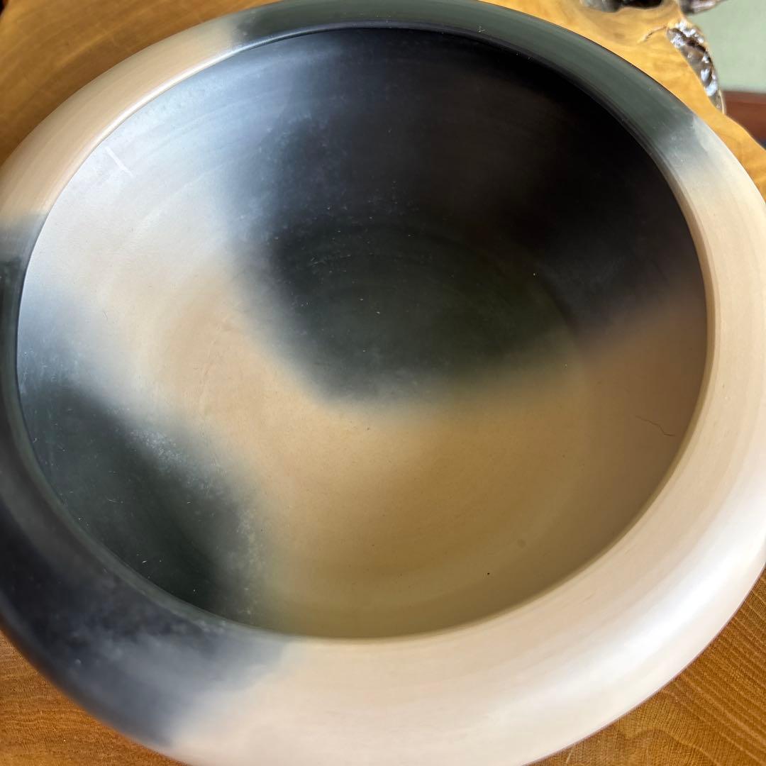 蒲池窯 伊東征隆作 雲華灰器 風炉用 共箱 茶道具