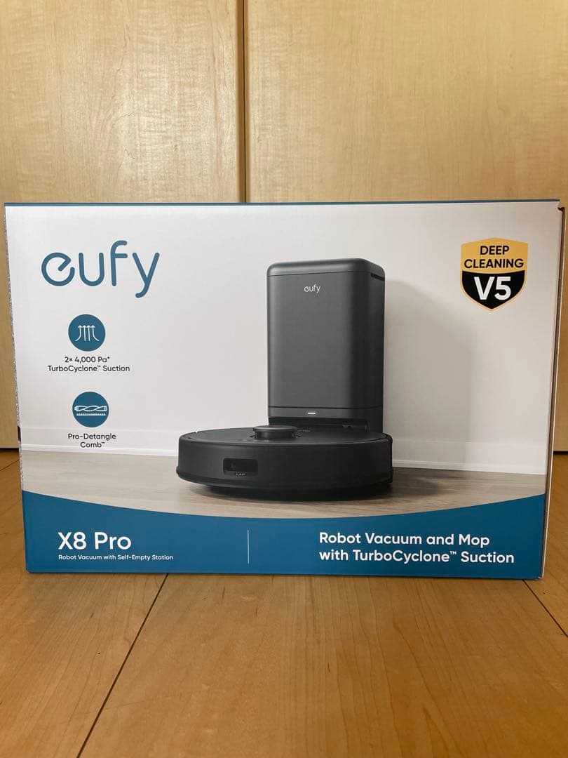 新品 Eufy Clean X8 Pro self-empty station