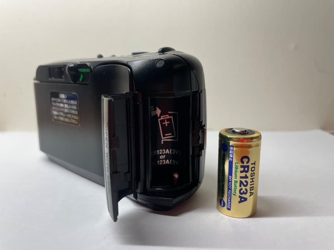動作確認済 OLYMPUS μ ZOOM PANORAMA 電池付 ミュー