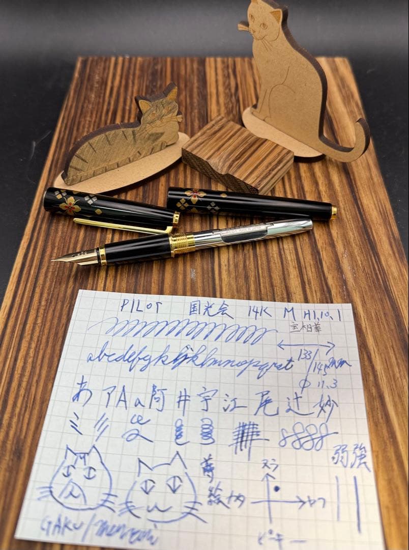 激レア PILOT 万年筆 国光会 限定200本 14K M 宝相華
