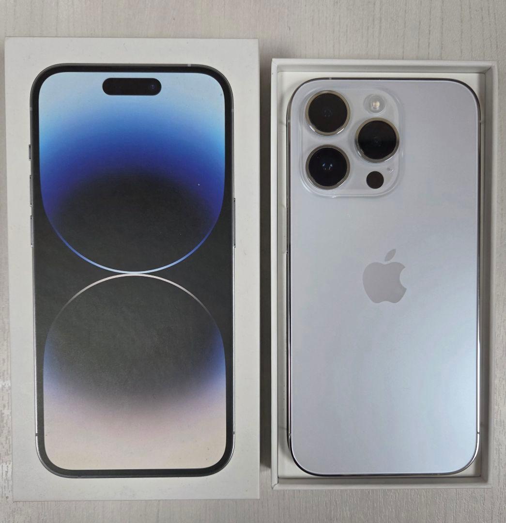 Apple iPhone14 Pro128GBシルバー韓国版 SIMフリー 美品