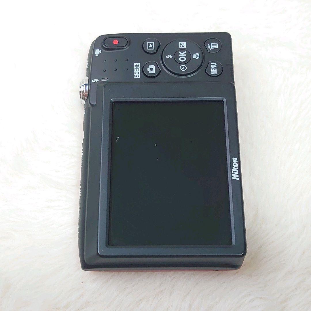 ✨動作品✨Nikon COOLPIX A100 赤 レッド オールドデジカメ