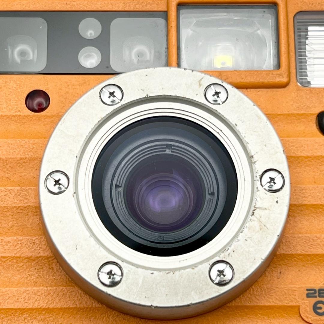 【完動品】Konica 現場監督 28 WB オレンジ フィルム 動作確認済