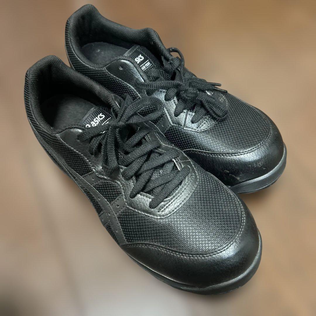 asics アシックス　安全靴　ウインジョブ　美品　26cm ブラック