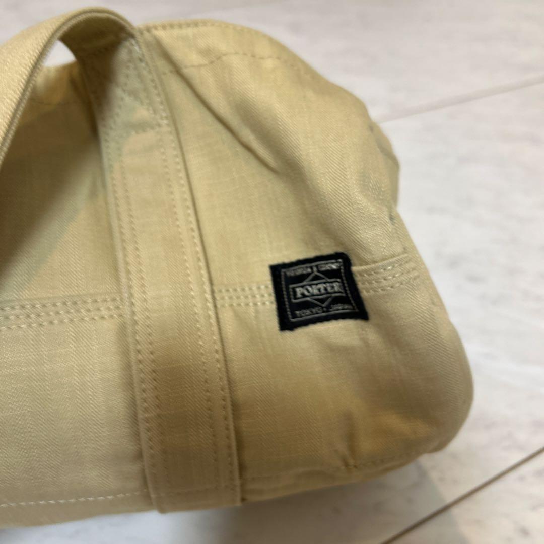 美品 PORTERポーター SUNNY サニー ミニボストンバッグ ベージュ
