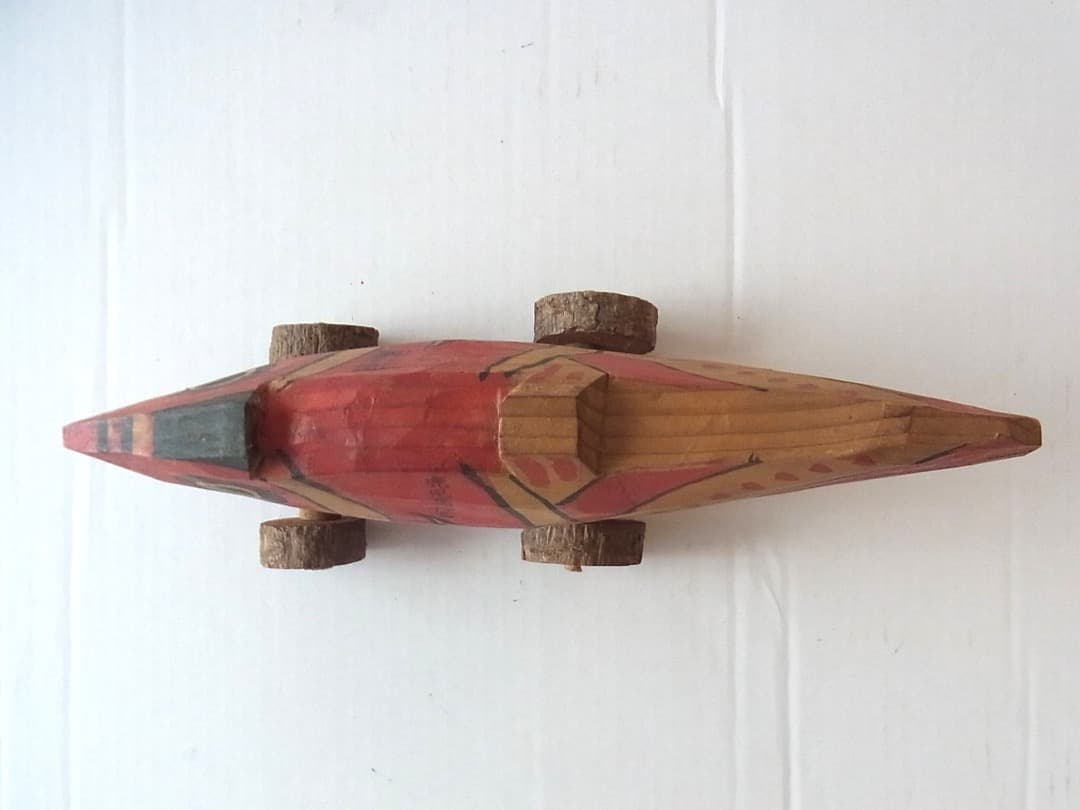 鹿児島神宮『鯛車(大・全長23cm)』ビンテージ 郷土玩具 民藝 フォークアート