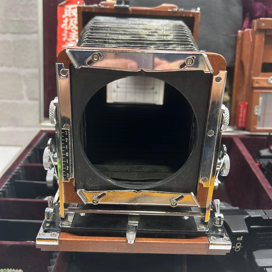 5892【現状品】タチハラ カメラ Fiel Stand 4″x5″ レンズ大量