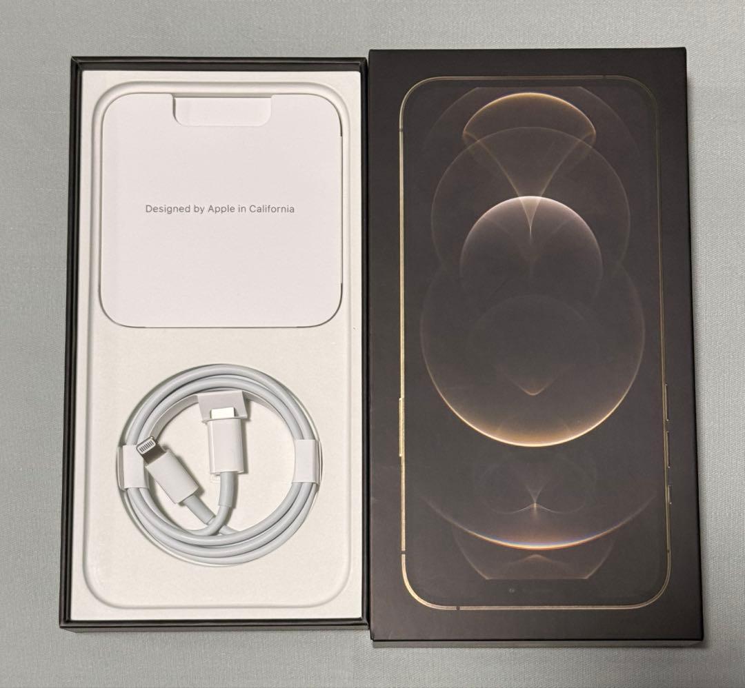 iPhone12pro max 256GB ゴールド　カメラレンズ割れ有