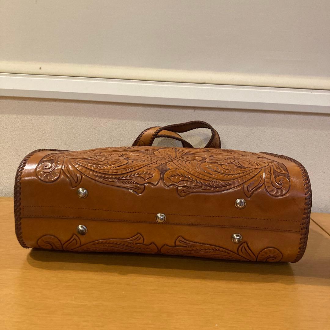本革　ハンドメイド　アンティーク