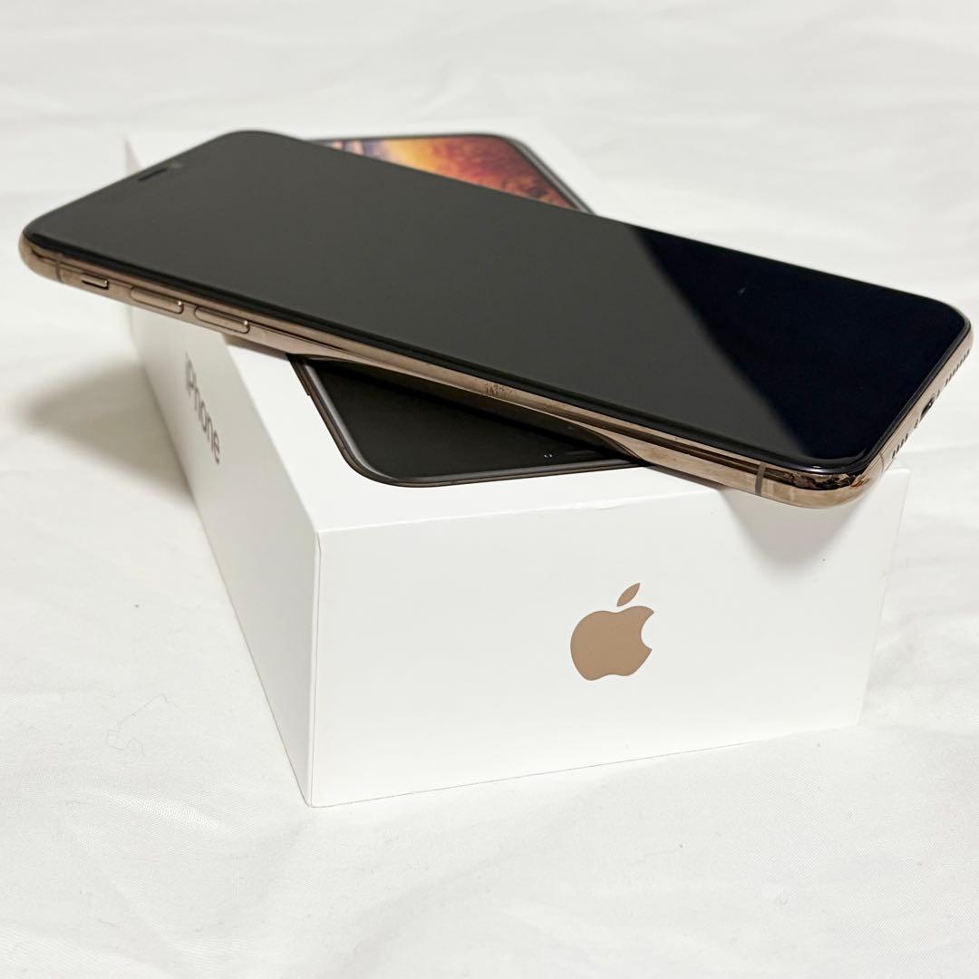 iPhone Xs Max 256GB ゴールド 本体 箱付 SIMフリー